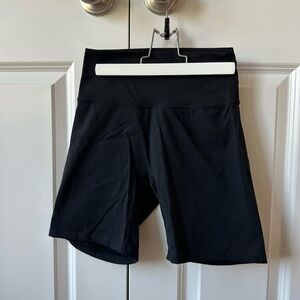 Black biker shorts